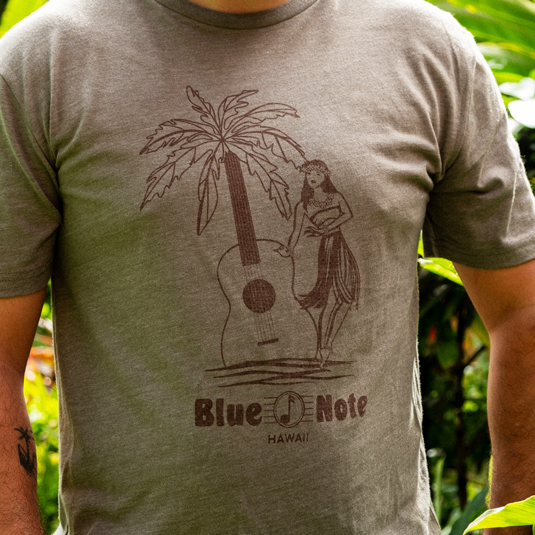 Renovate Vintage Hula Tee in Forest Green