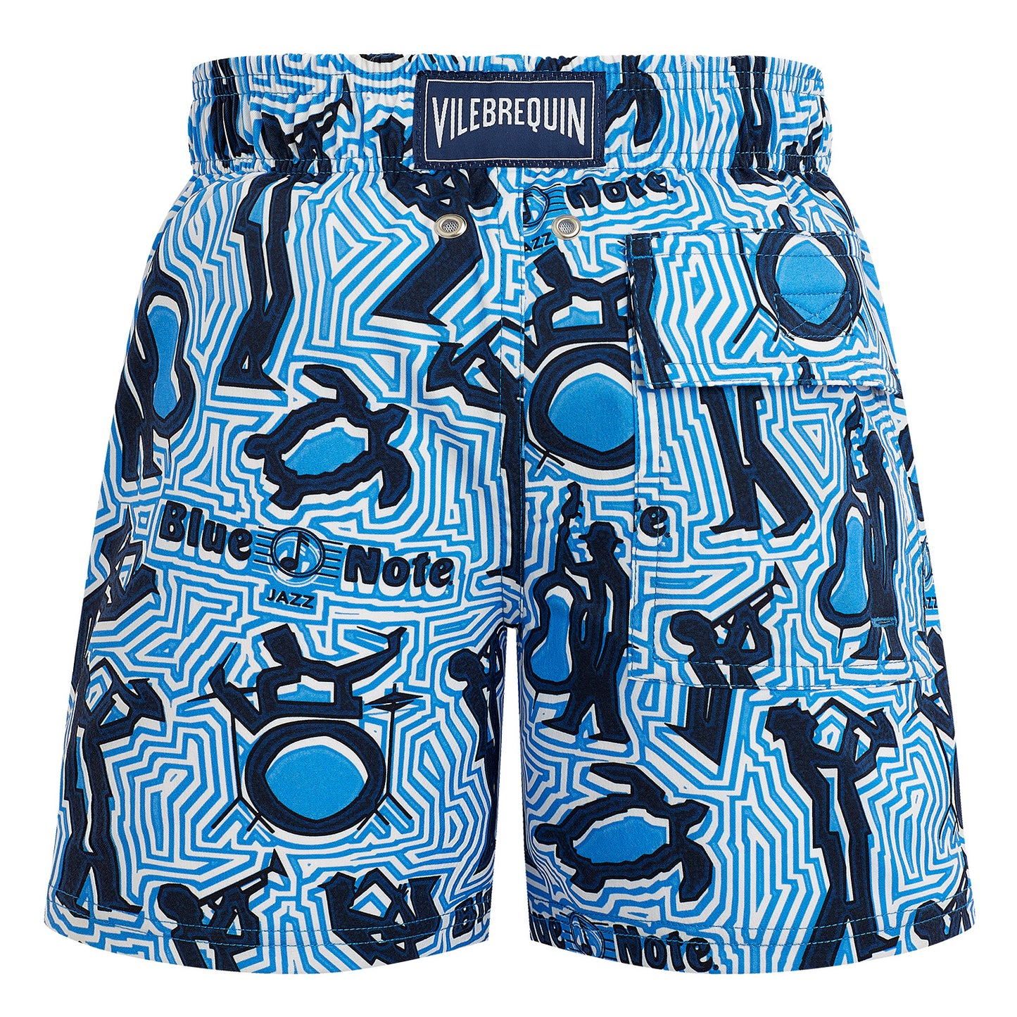 Vilebrequin x Blue Note Boy's Printed Jirise Swim Trunks