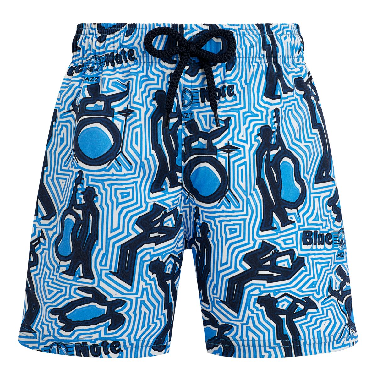 Vilebrequin x Blue Note Boy's Printed Jirise Swim Trunks