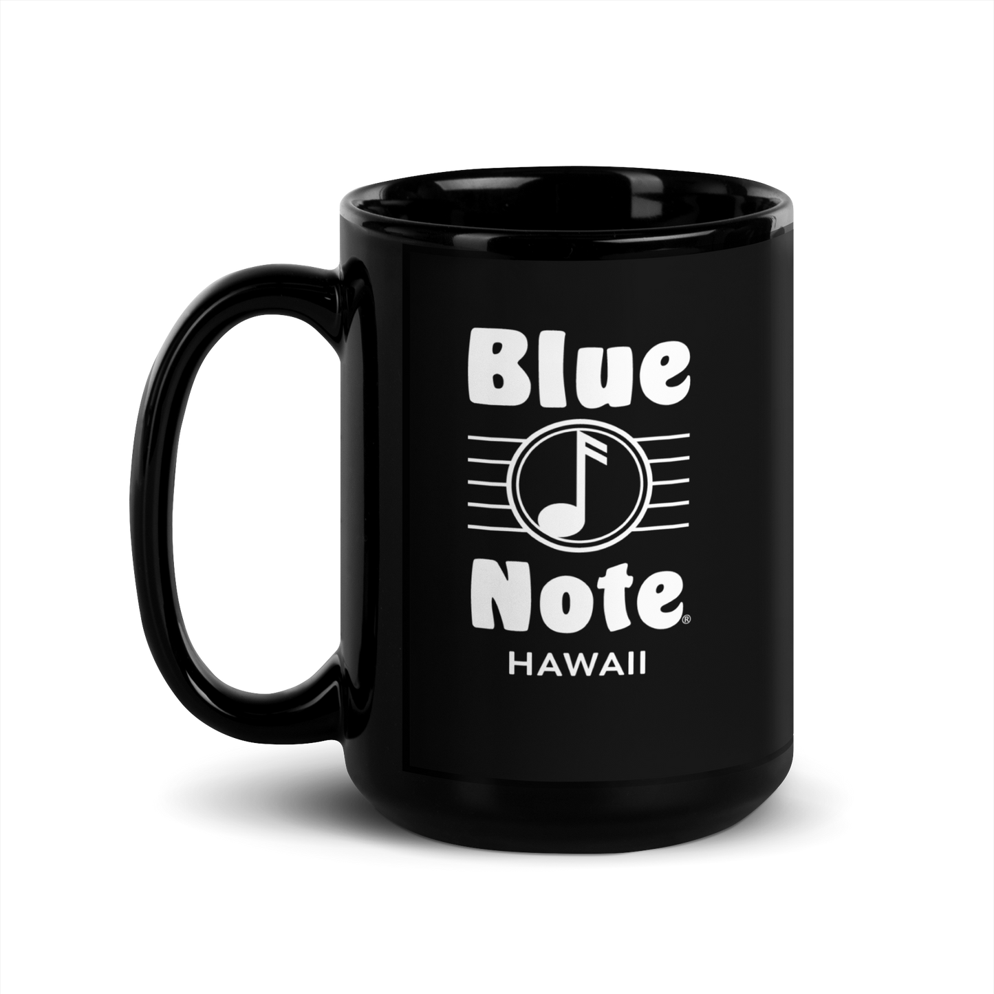 Blue Note Black Glossy Mug