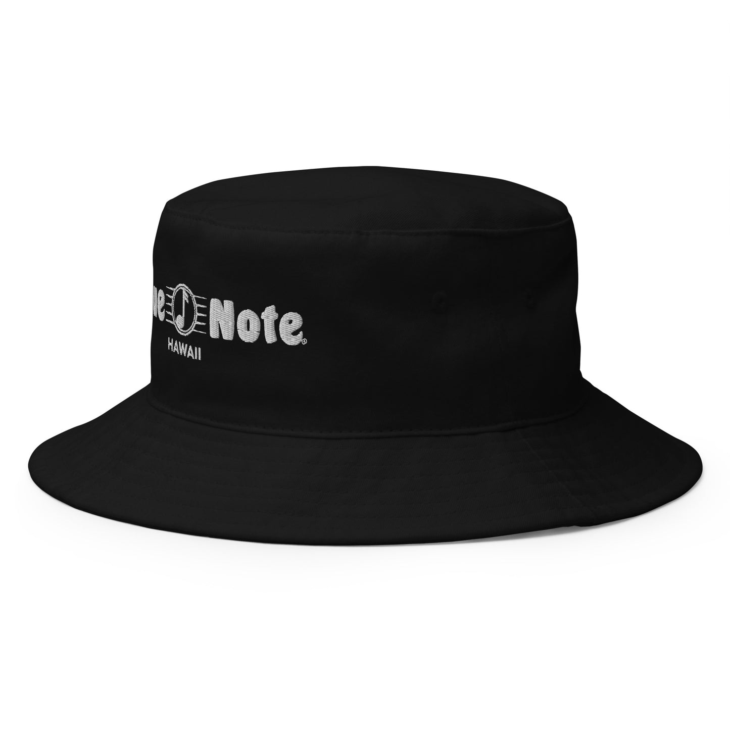 Blue Note Embroidered Bucket Hat