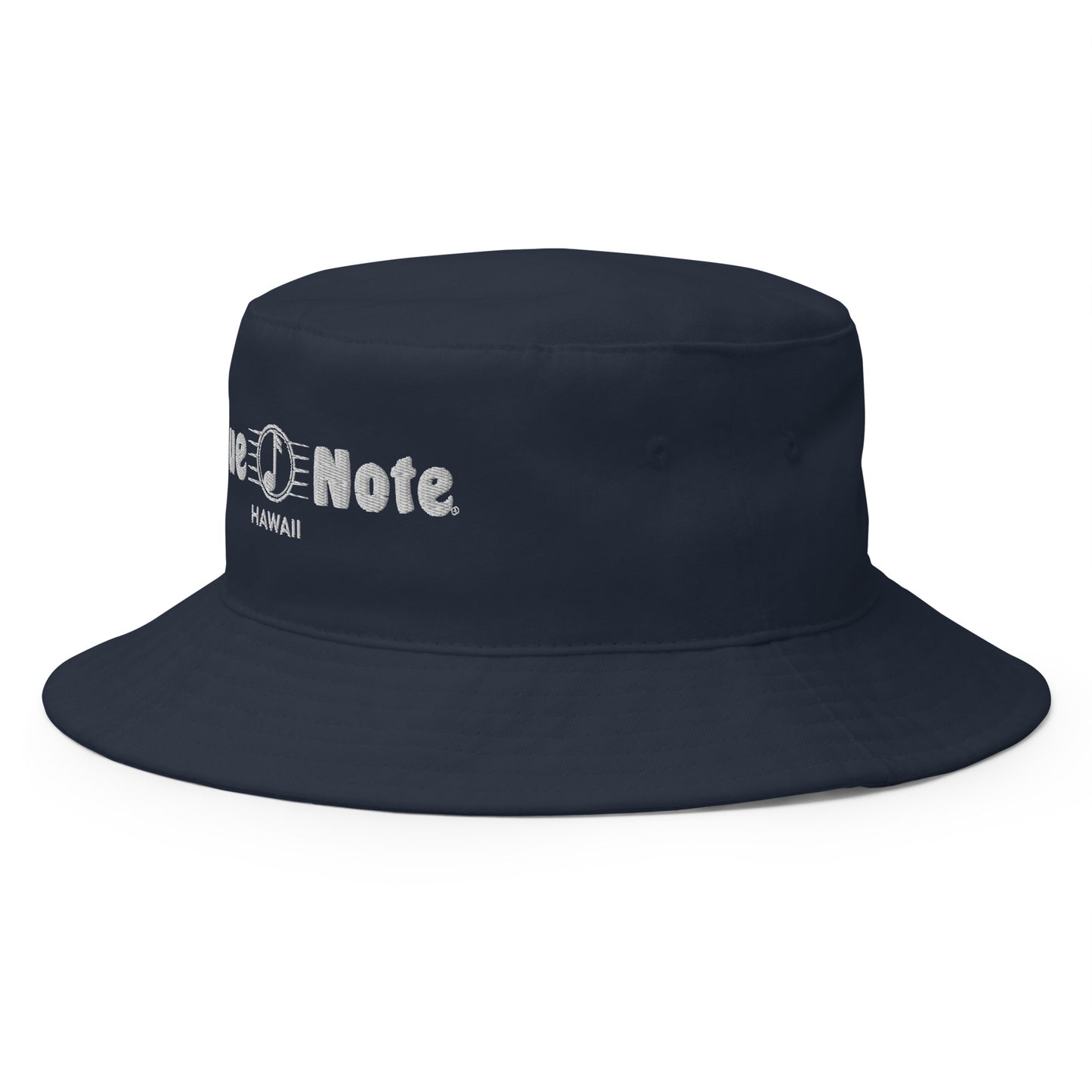 Blue Note Embroidered Bucket Hat