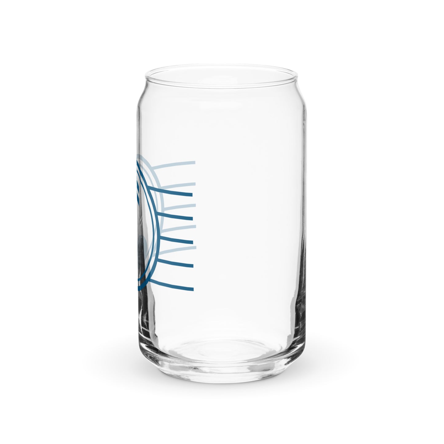 Blue Note Can-Shaped Glass