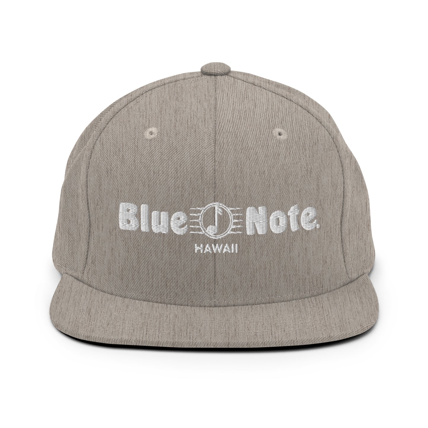 Blue Note Embroidered Snapback Hat