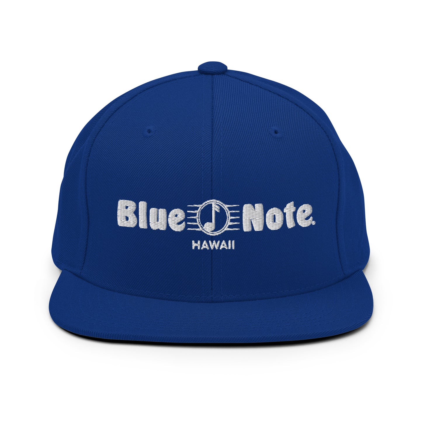Blue Note Embroidered Snapback Hat