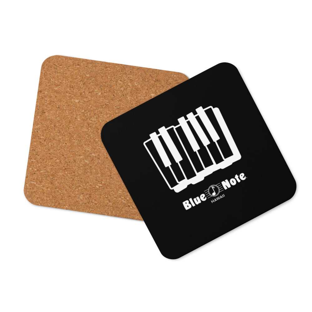Blue Note Piano Keys Cork-Back Coaster