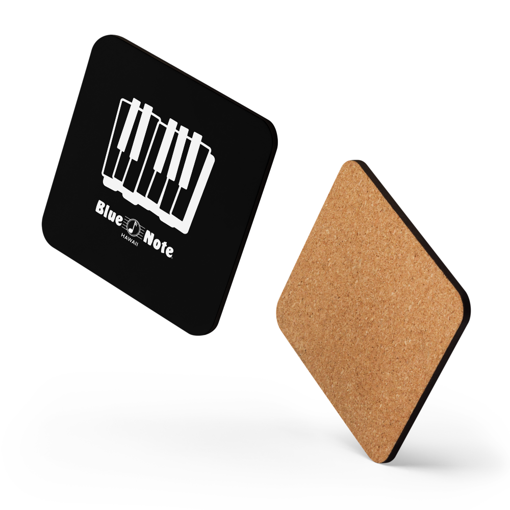 Blue Note Piano Keys Cork-Back Coaster