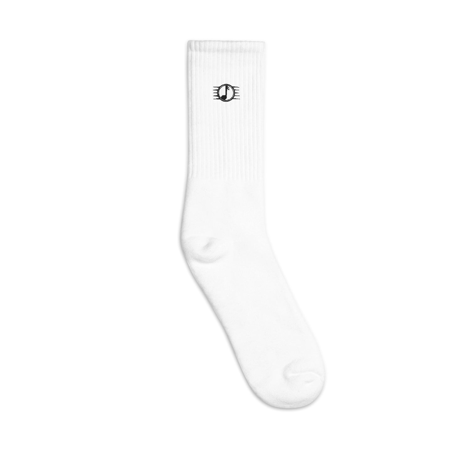 Blue Note Embroidered Socks - Socco