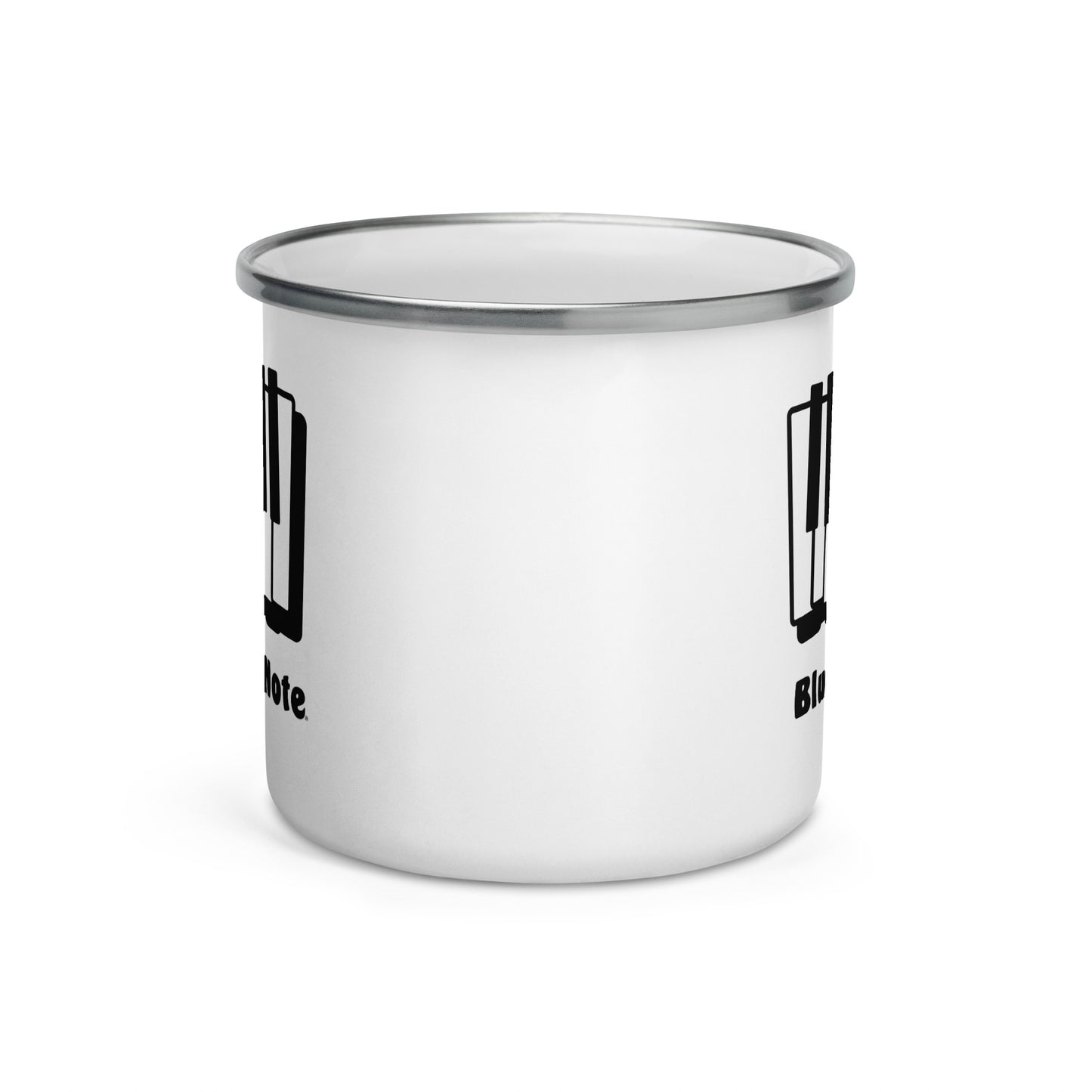 Blue Note Piano Keys Enamel Mug