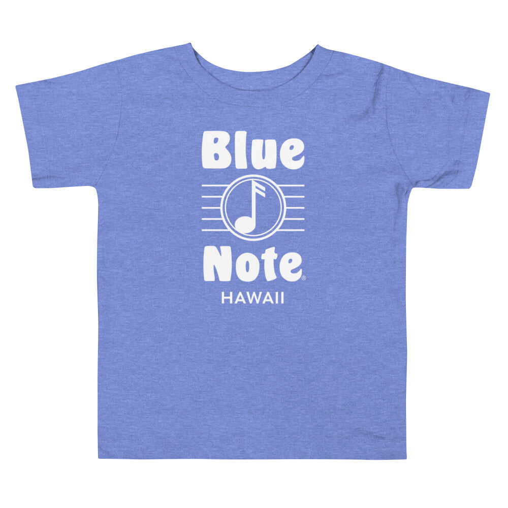 Toddler Blue Note Tee - Bella & Canvas
