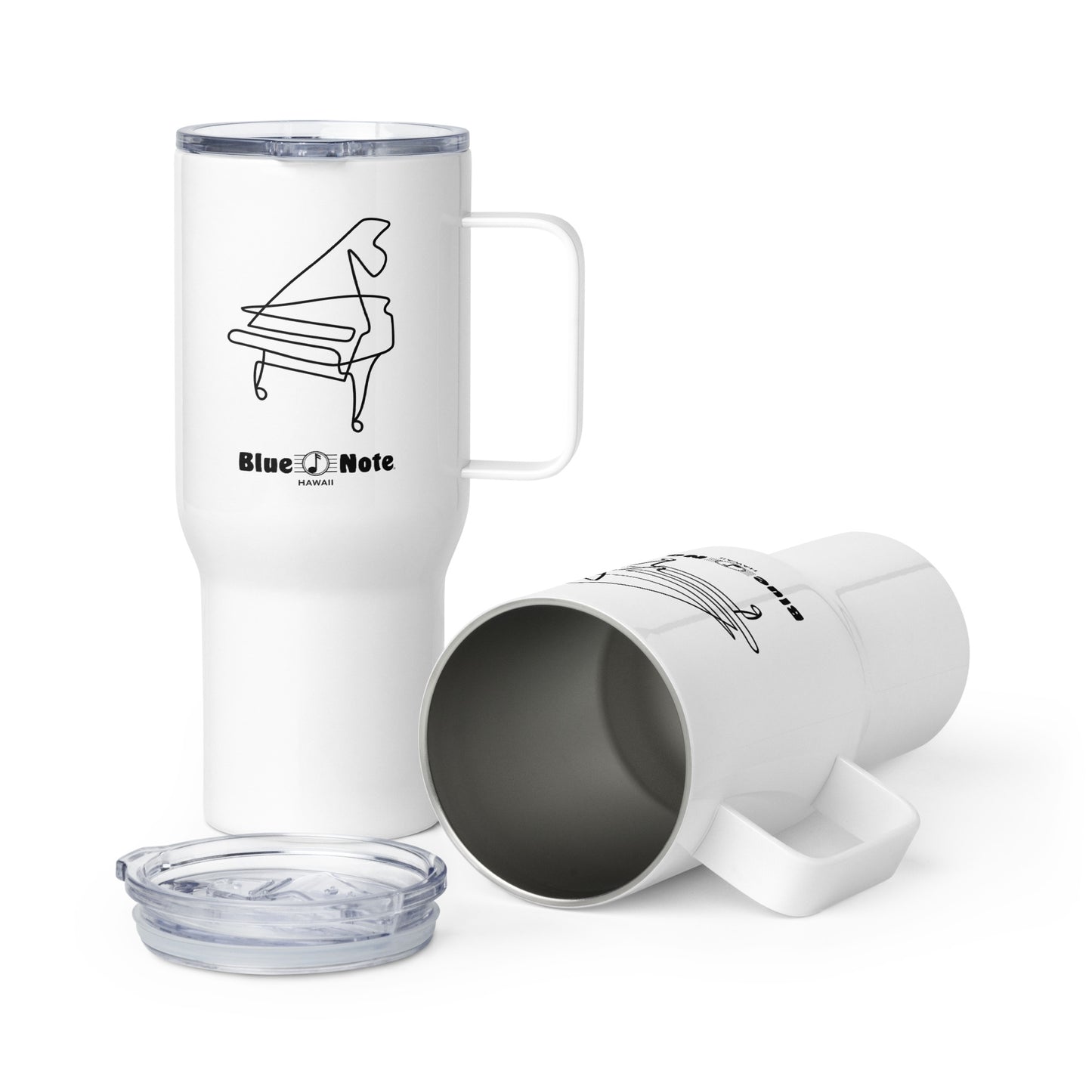Blue Note Piano Sketch Travel Mug