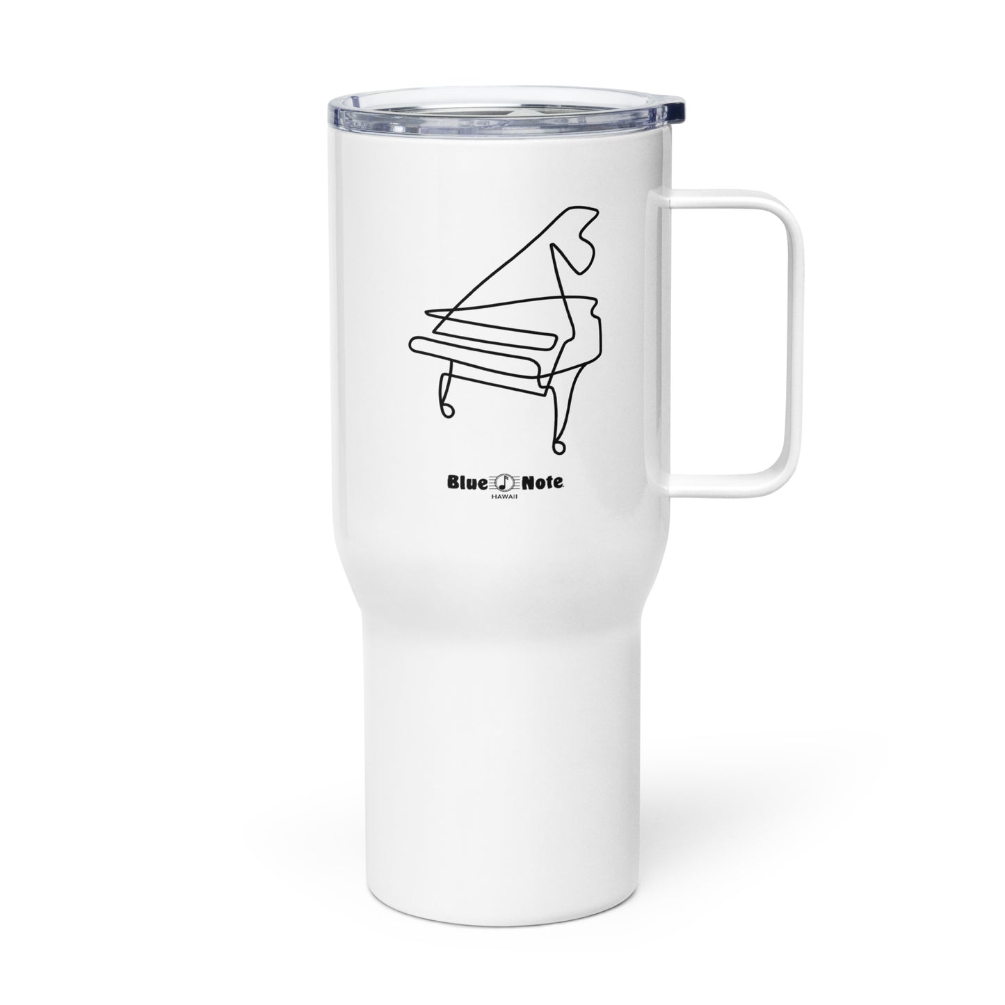 Blue Note Piano Sketch Travel Mug