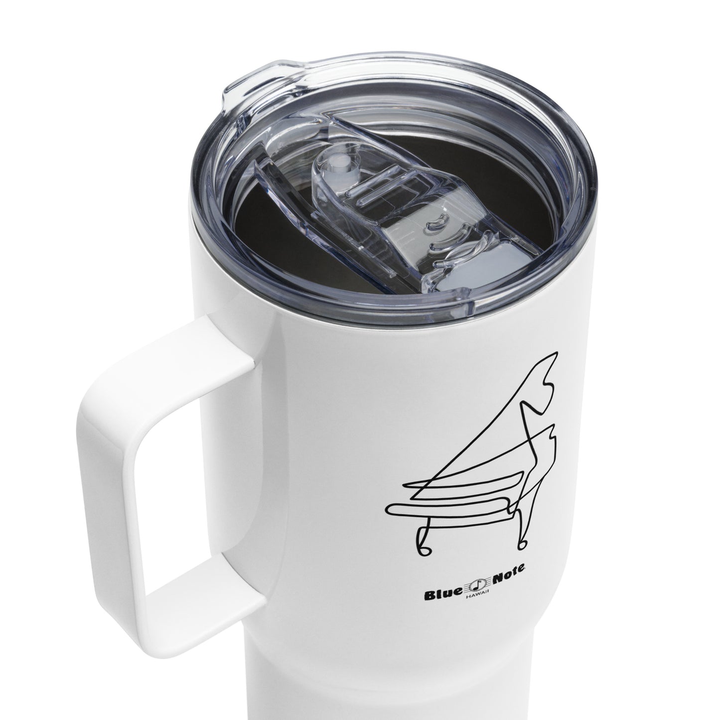 Blue Note Piano Sketch Travel Mug