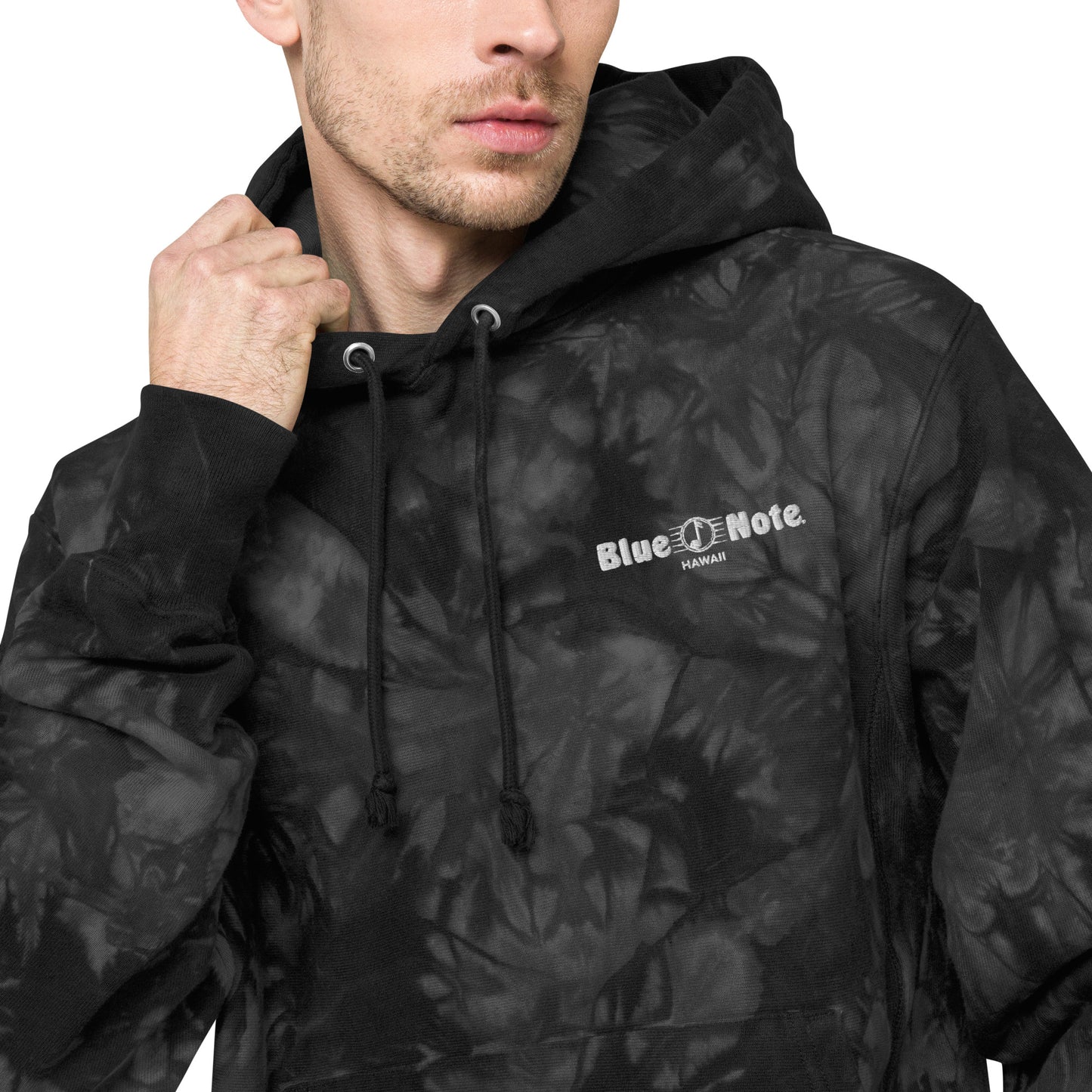 Men's Embroidered Tie-Dye Hoodie