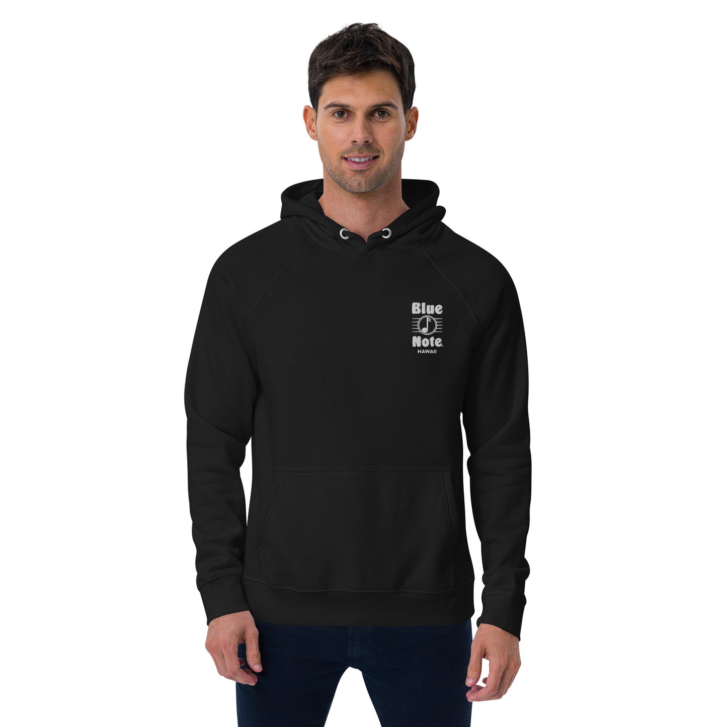 Blue Note Embroidered Organic Cotton Hoodie
