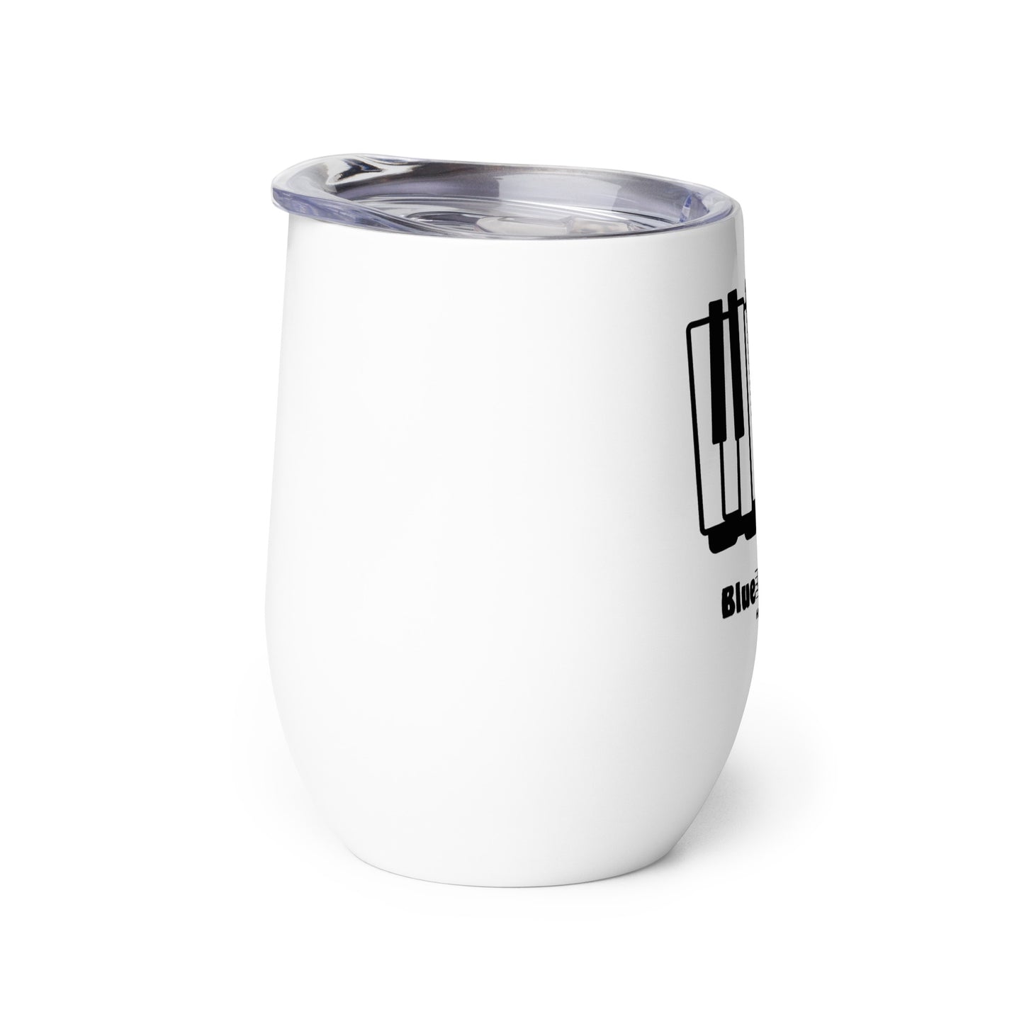 Blue Note Piano Keys Wine Tumbler