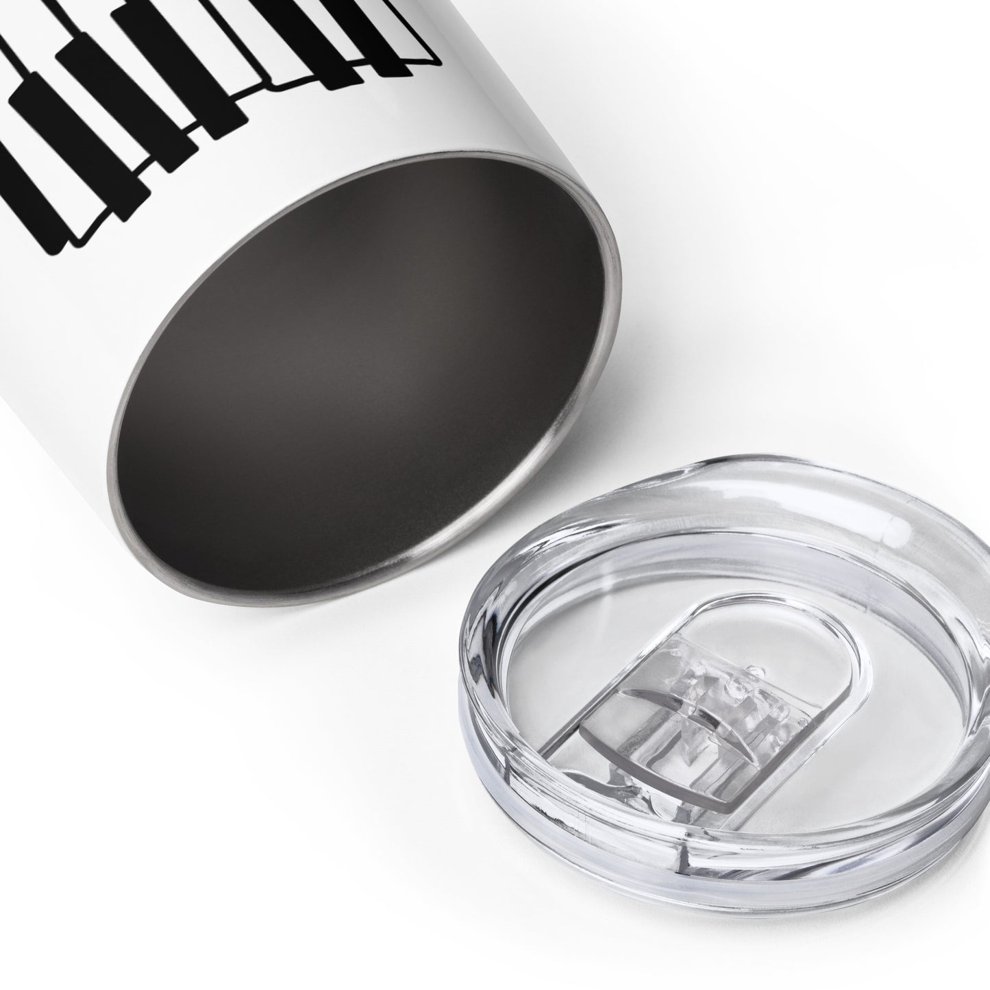 Blue Note Piano Keys Wine Tumbler