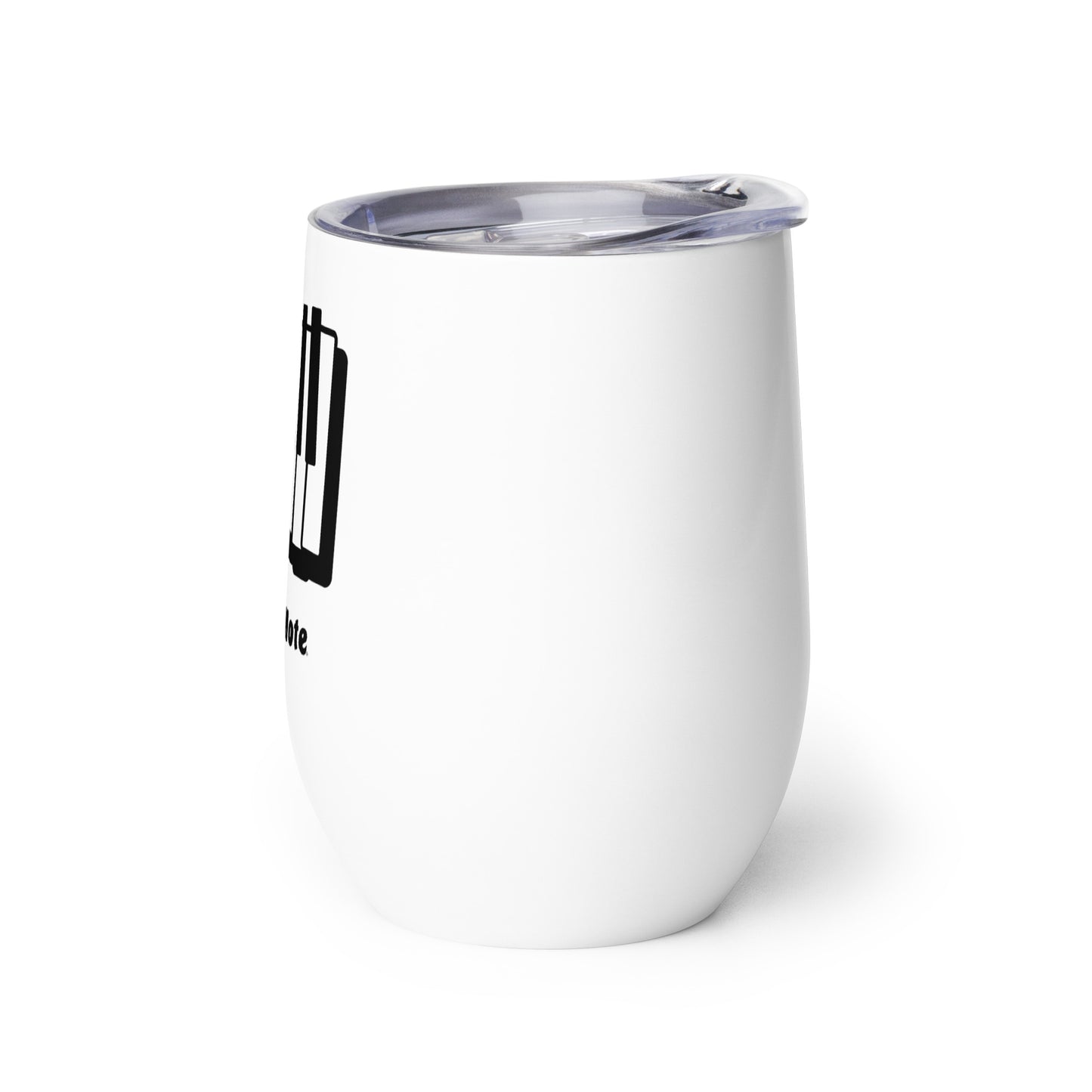 Blue Note Piano Keys Wine Tumbler