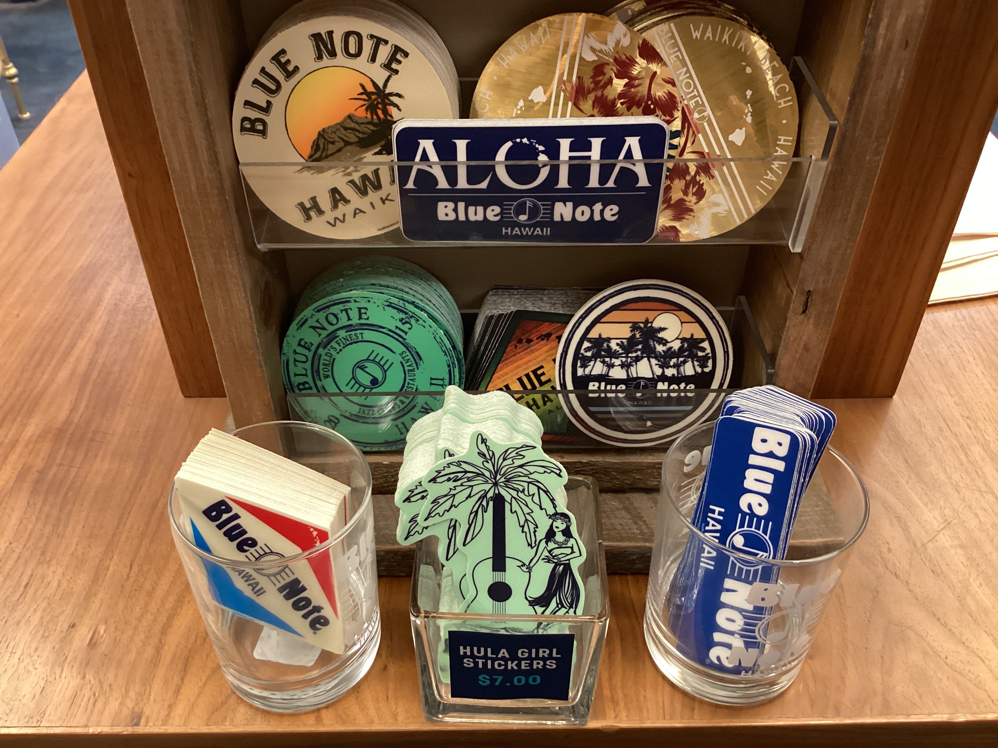 Blue Note Stickers, Keychains & Magnets – Blue Note Hawaii