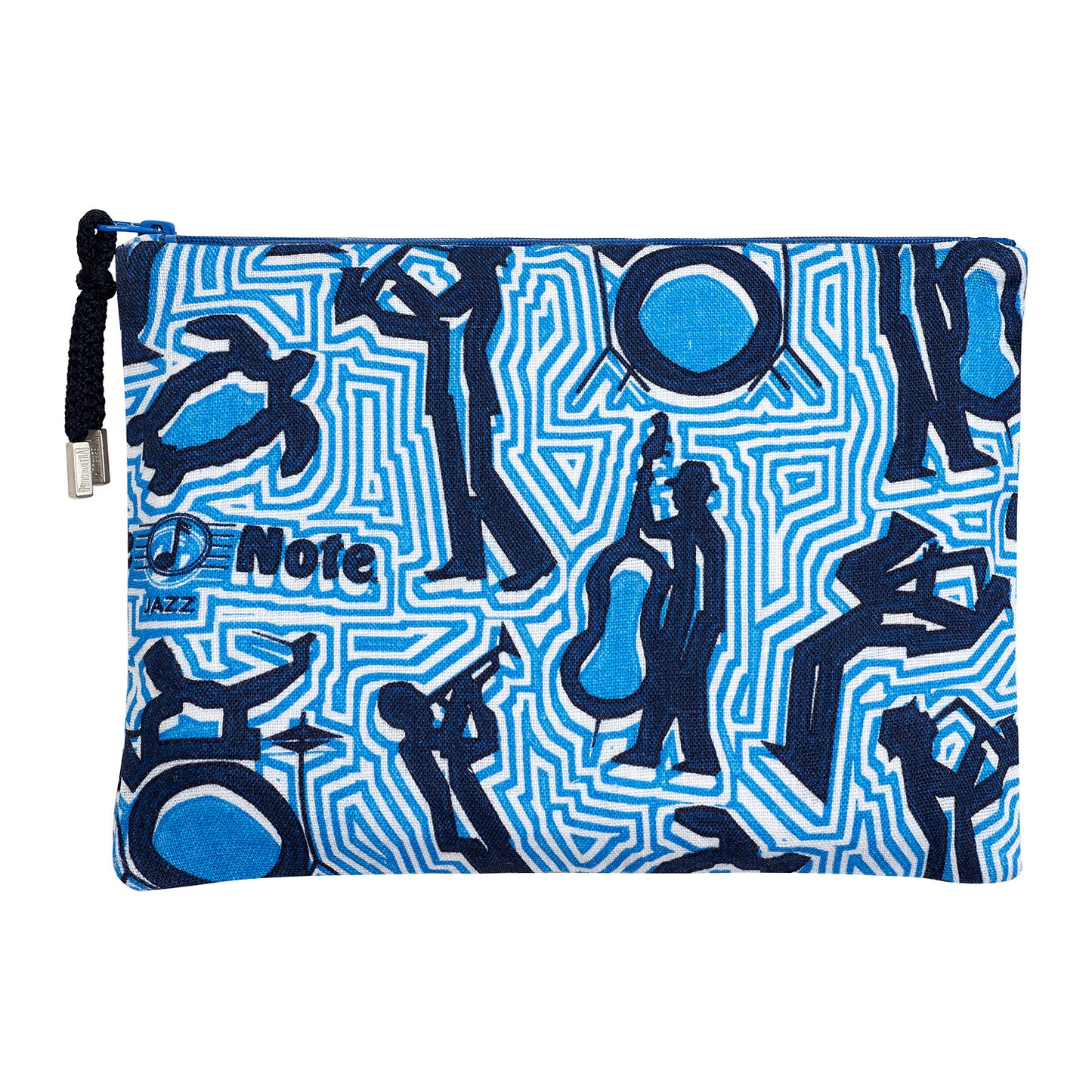 Vilebrequin x Blue Note Printed Linen Packmax Pouch