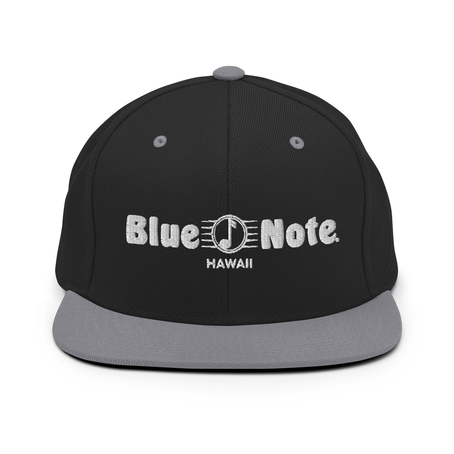 Blue Note Embroidered Snapback Hat