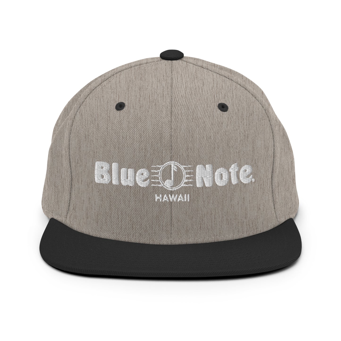 Blue Note Embroidered Snapback Hat