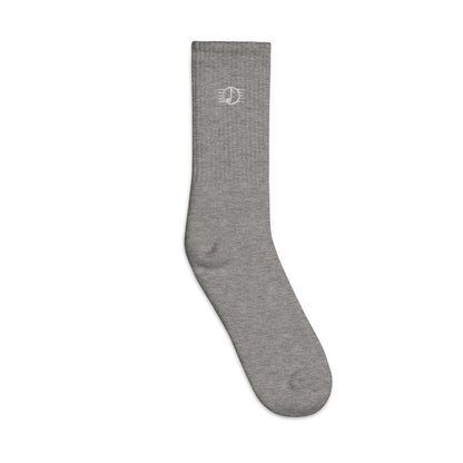 Blue Note Embroidered Socks - Socco