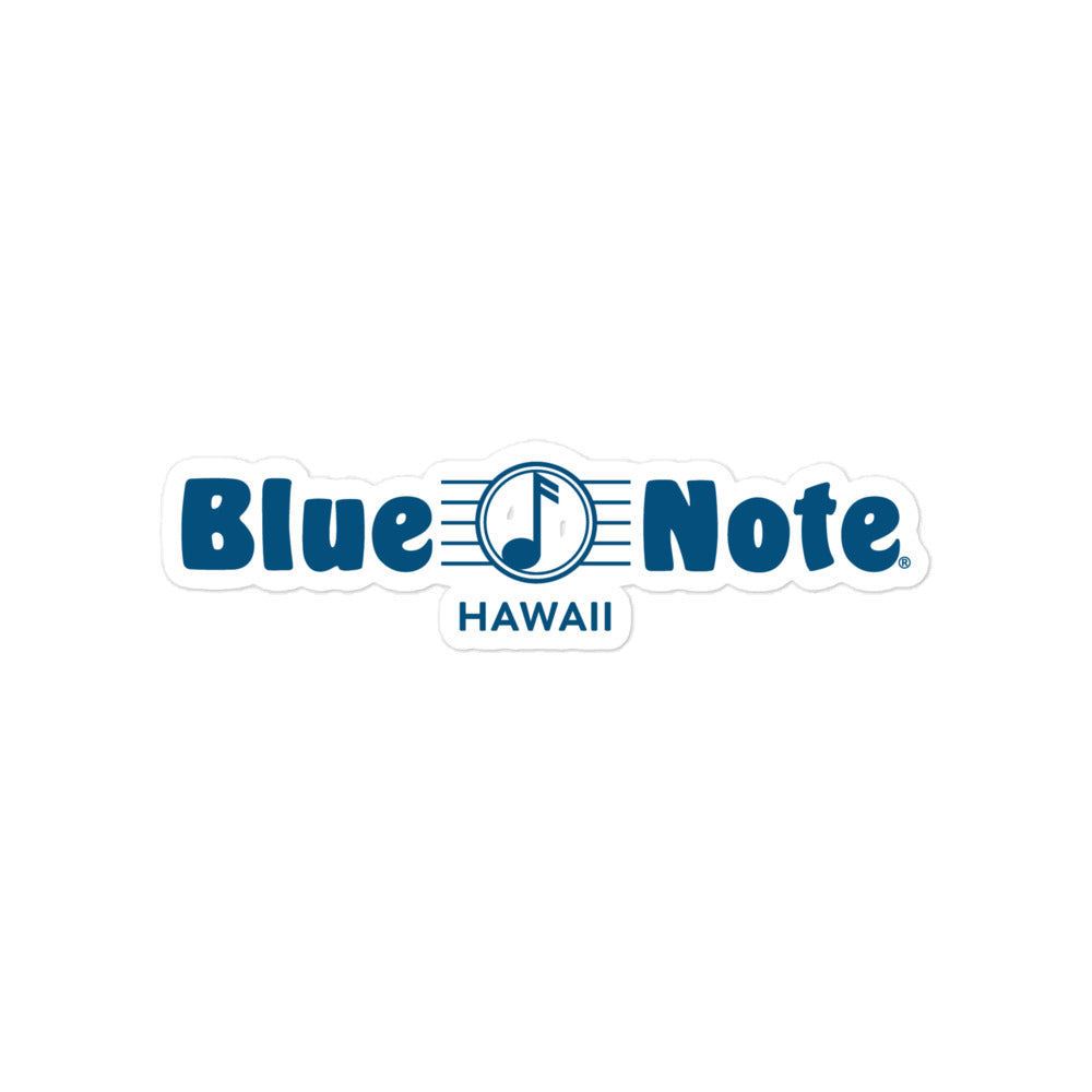 Blue Note Bubble-Free Logo Sticker