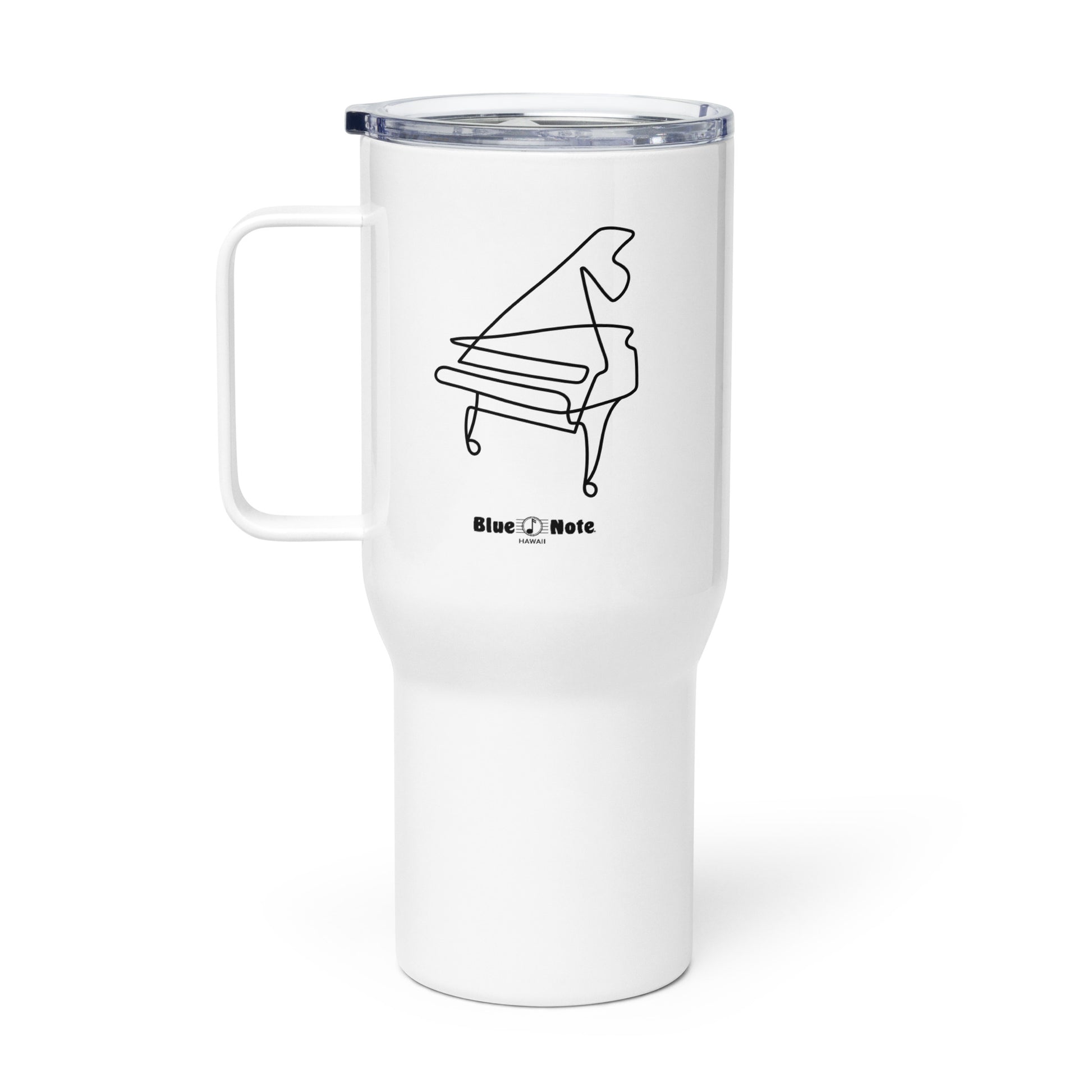 Blue Note Piano Sketch Travel Mug