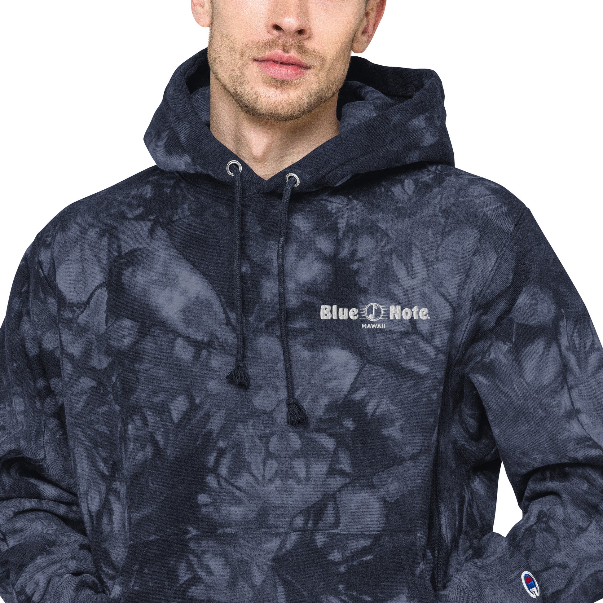 Men's Embroidered Tie-Dye Hoodie Champion – Blue Note Hawaii