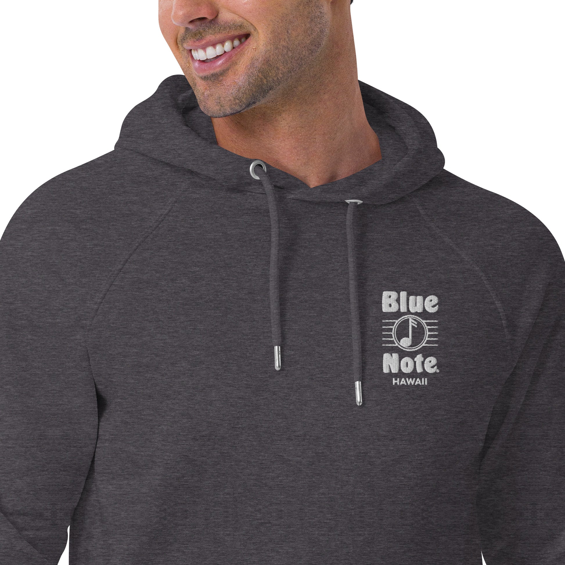 Blue Note Embroidered Organic Cotton Hoodie