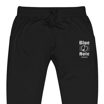 Blue Note Embroidered Fleece Joggers