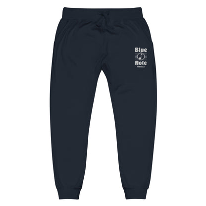 Blue Note Embroidered Fleece Joggers