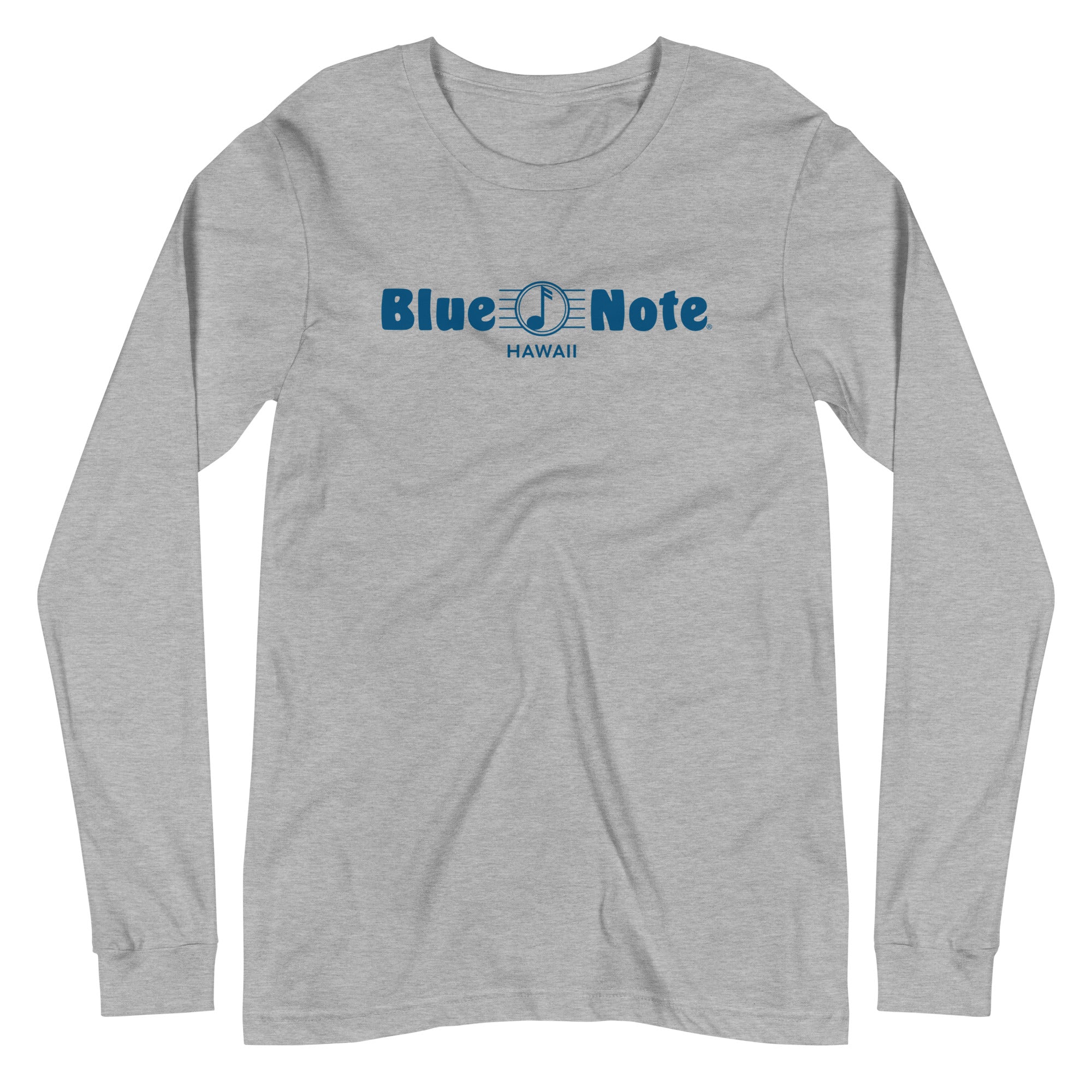 Blue Note Cloth Long Sleeve Blue Note Logo Tee - Bella & Canvas – Blue Note Hawaii